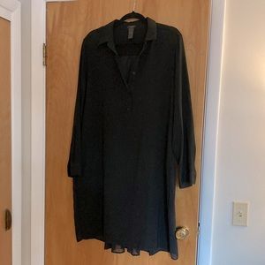 Ann Taylor black shirtdress